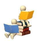 persons reading books