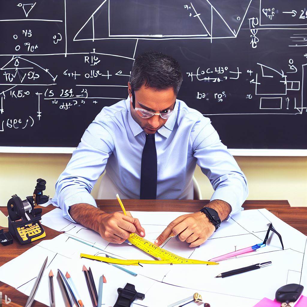 A teacher is working as a designer with some graphing tools.